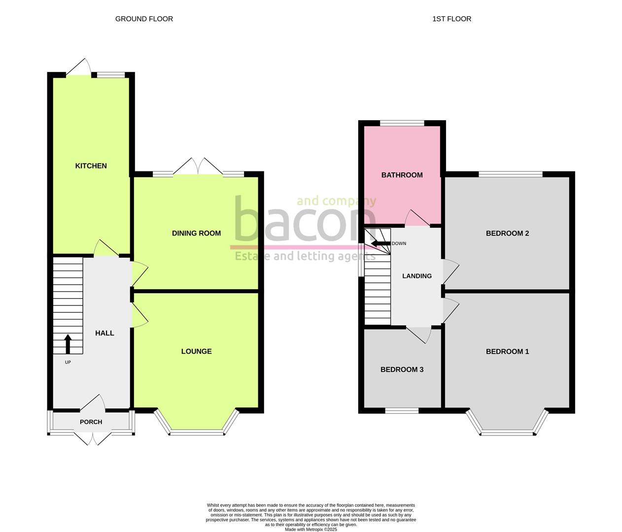 Floor Plan | House - Semi-Detached | Broomfield Avenue, Thomas A Becket, Worthing | For Sale